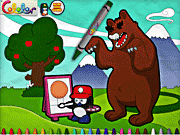 Игра Лесная раскраска
