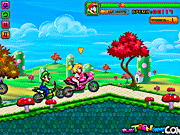Игра Приключения Марио на мотоцикле