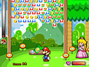 Игра Фруктовые пузыри Марио