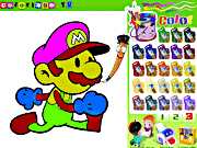 Игра Раскраска Марио для детей