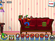 Игра Мики и друзья: драка подушками